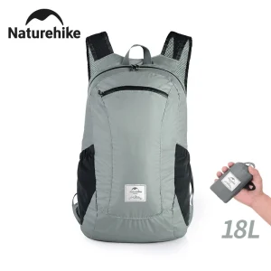18L Black Ultralight Outdoor Backpack