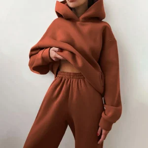 Casual Sweatshirt and Pants Set