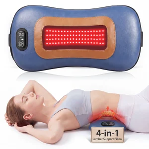 Cordless Red Light Massager Pillow