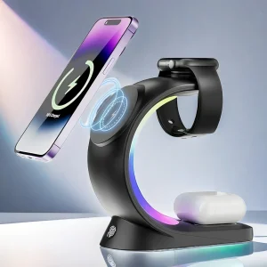 Wireless Charger 3-in-1 Magnetic Stand