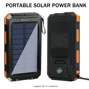 Waterproof Portable Solar Power Bank